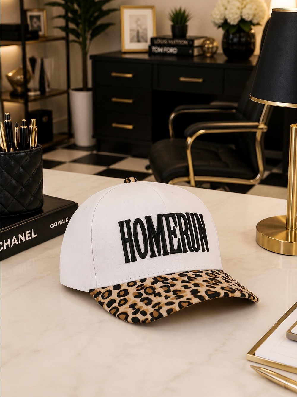Zenana HOMERUN Embroidered Baseball Cap - Leopard